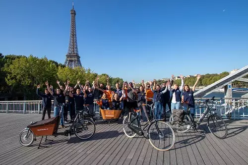 Fietsuitje voor school of bedrijf